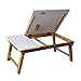 Produktbild JianMeiHome Computer Schreibtisch Schreibtisch Einfacher Laptop Schreibtisch Schreibtisch Faltbare Mini faul Schreibtisch Hausbett Kleiner Tisch (Color : Weiß)