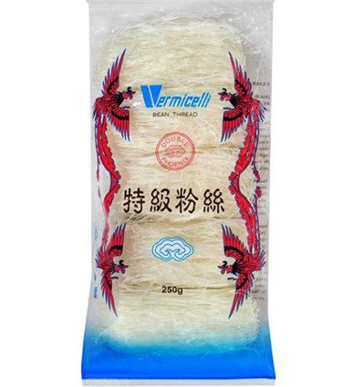 Preisvergleich Produktbild Double Phoenix Bean Vermicelli Thread 250gm x 10