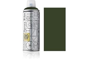 ‎SPRAY.BIKE SPRAY.BIKE Fahrrad Lackspray in versch. Farben - KEINE GRUNDIERUNG notwendig - Acryllack/Lack Spray in 400 ml Spraydose, Matt- und Klarlack Optik möglich (Braungrün Hercules, Matt)