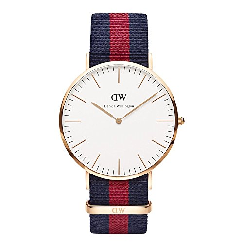 Daniel Wellington Herren-Armbanduhr Analog Quarz Nylon DW00100001 Daniel Wellington Herren-Armbanduhr Analog Quarz Nylon DW00100001