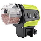 Alimentación automática y manual disponible: si desea disfrutar de la diversión de alimentar a los peces usted mismo, también hay un botón de liberación manual en el alimentador automático de peces para acuario para que pueda alimentar a sus peces fuera de los tiempos programados.