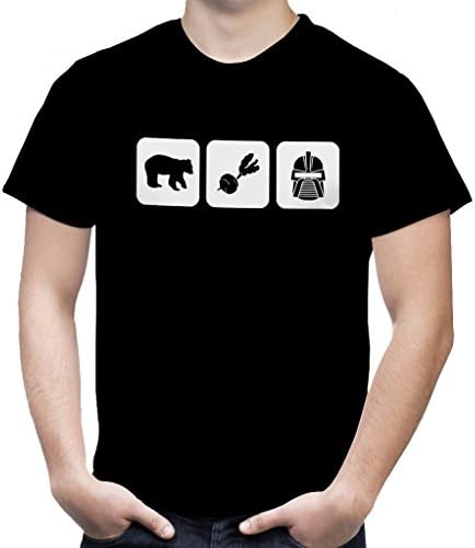 Bears Beets Battlestar Galactica - Men's T-Shirt - Inspired by The Office / Dwight Schrute (XL)