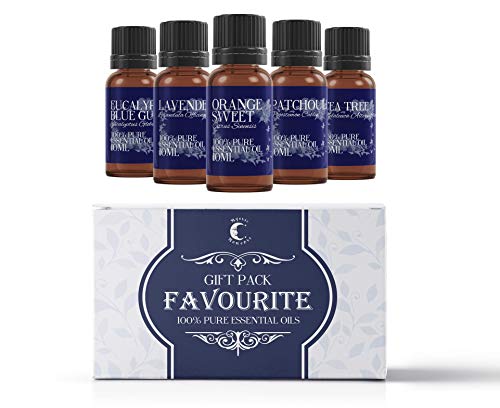 Mystic Moments - Pack de iniciación de Aceite Esencial - Favoritos - 5 x 10 ml - 100% Puro