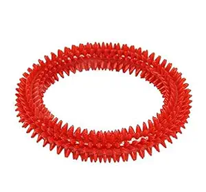PetWag Rubber Chew Spike Ring Dog Toy - Color May Vary