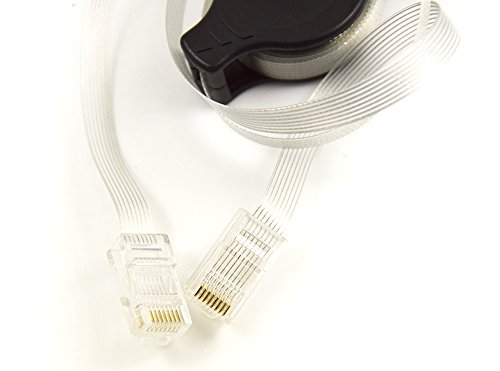 iParaAiluRy 1,5 m Tragbare RJ45 ausziehbares Kabel Netzwerkkabel RJ45 skalierbare Kabel für Laptop Notebook Tablet PC - 4