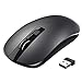 Produktbild Laptop Maus, TOPELEK PC Maus Optical Business Mouse Schnurlos Computer Wireless 2.4G Intelligente Drahtlose Mäuse Geräuschlose Klicken, dünn und tragbar, geeignet Grau