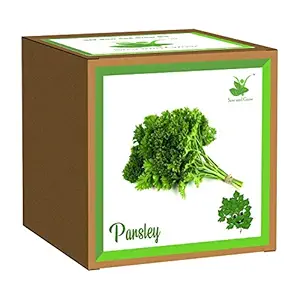 Sow and Grow DIY Gardening Kit of Parsley for Home and Garden Grow it Yourself Kit || Suited for temperatures 15-25 Degrees || Best Eco Friendly Gift