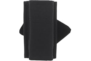 Peminkoo Bolsa para Cargador táctico de Pistola de 9 mm Bolsa para un Solo Cargador adaptación rápida al cinturón con múltiples ángulos Equipo para portacargadores de Airsoft para Caza Militar