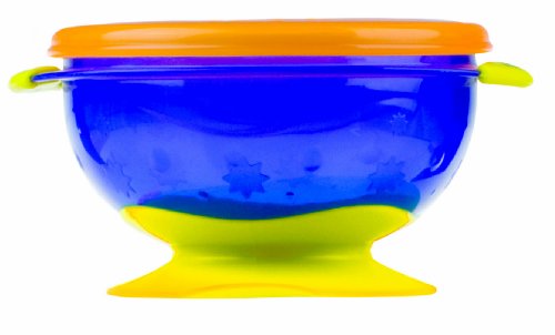 Nuby ID92256 Breischale mit Deckel und Saugfuß