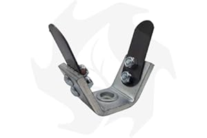 Bazargiusto - Fresa zappetta universale per decespugliatore a due denti professionale in alluminio