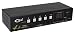 Produktbild HDMI Switch Schalter 4 Port, 4 in 1 out Heraus Video Selector Box Unterstützung Auto Scan IR Fernbedienung RS232 Control 1080P 3D für PC Monitor HDTV Server Laptop DVR NVR Xbox 360 PS3 PS4 Spielekonsole CKL-41H