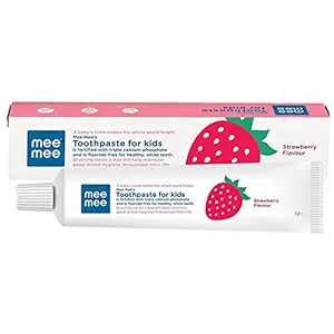 Mee Mee Fluoride-Free Mild Toddler Toothpaste (Strawberry Flavour) 70 G