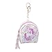 Produktbild LJSLYJ Rose Blume Mini Kinder Einhorn Geldbeutel Taeschchen Geldboerse Muenzgeldboerse Schluesseletui Schluesseltasche Schluesselmaeppchen