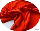 No Elástico Pre Cut, por separado se envía, 1 m piezas de color rojo algodón tela de terciopelo costura - 112 cms - 240 g/m² - 15 colores