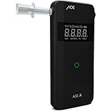 ACE A Alkotester - digital alkohol-/promilletester - alkoholtestare med elektrokemisk sensor och 1-knapps manövrering