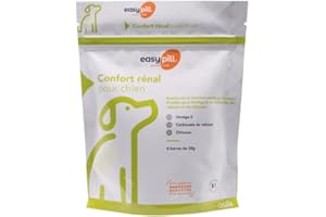 BIMEDA-ZOOTECH Easypill Confort rénal pour chien 6 barres de 28g