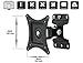 Price comparison product image LCD201 17" 19" 22" 24" 26" LED/LCD TV Wall Bracket 30° Tilt, 180° Swivel, 360° Free Rotate VESA 100 75 Holds up to 15 kgs weight