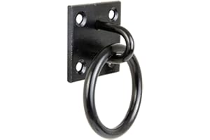 Merriway BH07695 Platte Ring, Schwarz