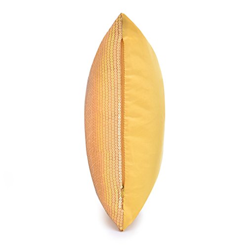 OurWarm Baby 43 x 43 cm Farbe Glitzer Pailletten Überwurf Kissen Fall Decor Kissenbezug, gold, 1 Stpck - 2