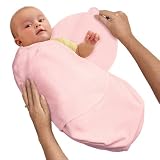 SwaddleMe 10117 - M3P Baby-Groß/Microfleece/rosa - Schreibabys Ganzkörper-Pucksack Large
