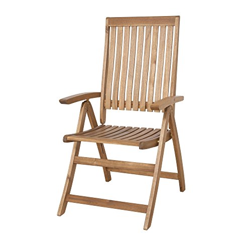 Siena Garden Klappsessel Paleros, 70x60x113cm, Akazienholz, geölt in natur, FSC 100%