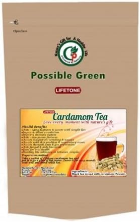 Cardamom tea,Detoxification.Anti-Depressant,Delicious,20-bags