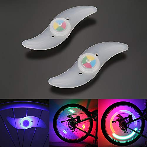 OSAN Vélo Lumière Imperméable RGB 3 Options Types LED Vélo Feux de Vélo Utilisés pour Sécurité et Alarme B