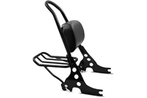 CRAFTRIDE Sissybar mit Gepäckträger für Harley Davidson Sportster Forty-Eight 48 10-20 abnehmbar