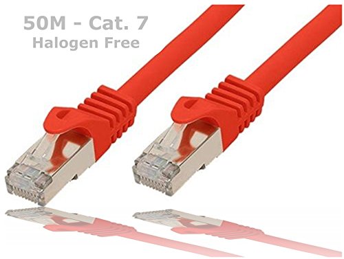 Preisvergleich Produktbild Reulin Ethernet-Kabel, 50M, rot, Stück: 1