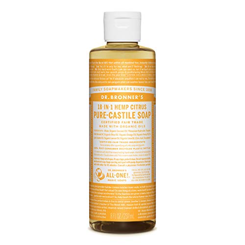 Dr Bronners Pure Magic-Castilla Jabón orgánico Citrus naranja 8 oz