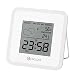 Produktbild Mini Wetterstation,DIGOO Innen-Thermometer, Temperatur- und Feuchte-Monitor Hygrometer-Sensor, Wecker, Uhrzeit, Tagesanzeige