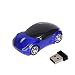 Produktbild LANDFOX 2.4GHz Auto Geformt  1200DPI Kabellos Optische Maus USB Scroll Mäuse für Tablet Laptop (Blau)