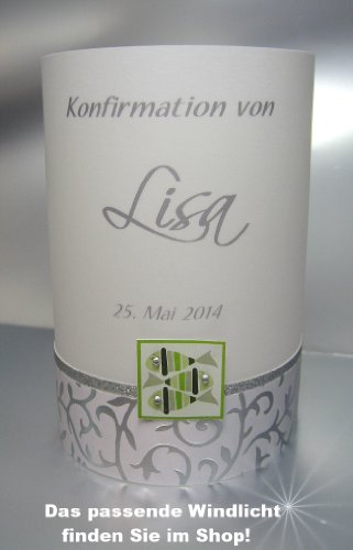 Gästebuch zur Konfirmation mit Namen 14001 grün - 2