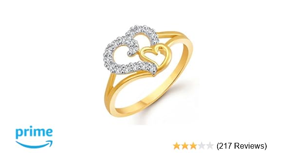 Buy Meenaz Gold Plated Rings For Girls And Women In American