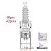 MISSAMMY Rechargeable Dr.Pen Auto Micro Needle Anti-Aging Skin Therapy with Bayonet Coupling Needle (10pcs 42needle)