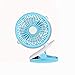 Produktbild WSXX USB Lade Portable Kleine Fan, Kinderwagen Clip Mini Silent Desktop Clip Fan 15 * 19 cm