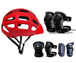 Jaspo Sturdy SX4 Adjustable Multisport Helmet with Protective Guards for Skateboarding, Skating, Cycling & Other Sports Age Group up to 4-10 Years for Kids ? Made in India