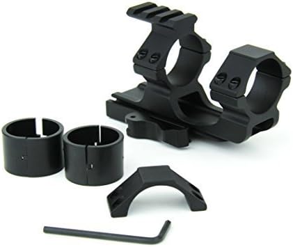 TacFireR Quick release QD 30mm/ 1" insert One Piece Cantilever Scope Mount Top Rail by TacFire