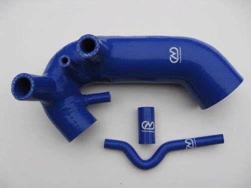 VW Passat B5 Turbo Silicone Air Intake Pipe 3 piece kit BLUE