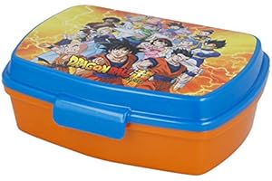 ALMACENESADAN 2716; Sandwichera rectangular multicolor Dragon ball; producto de plástico; libre BPA