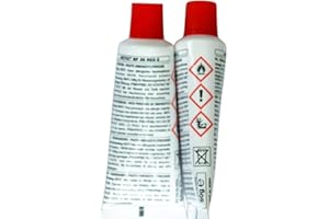 UABRLA 2 Stück Presto(Arkema) Universal-Härter f. 2K-Spachtel u.ä, herstellerübergreifend nutzbar Härter Paste a 50g=100g rot (kurze Verarbeitungszeit 4 Min.) WARENSENDUNG