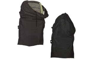 BXT Universelle Housse pour Bébé Poussette Sac de Transport Landau Sac de Voyage Poussettes Parapluie Pochettes Bandoulière Imperméable Rangement Organisation Poussettes pour Avion, Voyage, Voiture