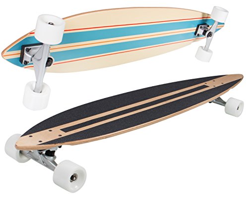 SportPlus Monopatín con Tabla de Arce Canadiense -  Tabla Skate con Cojinetes con Rodamientos ABEC-7 - En Diferentes Tamaños y Colores