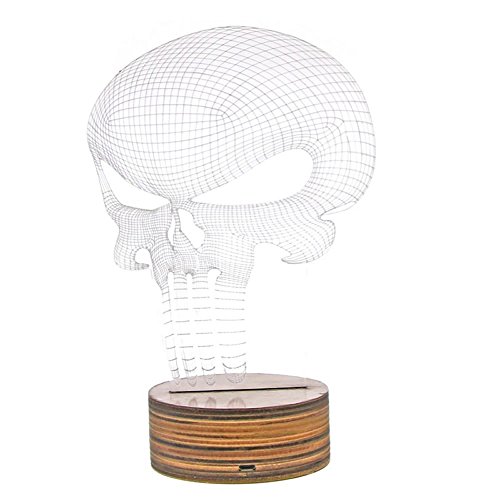 The-Punisher-Deko-lmpara-Logo-3d-de-discapacitados-Illusion