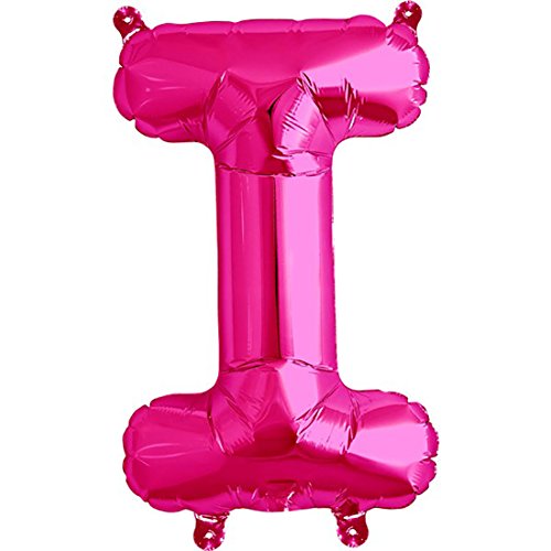 Confettery - Party Dekoration Folienballon - Buchstabe "I" - 1 Stück, 40cm, Viele Farben