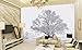 Produktbild Wxlsl 3D Tapete Mural Wandbild Custom Any Size Wandbild Tapete White Snowy Tree Branches Tv Hintergrund-400cmx280cm
