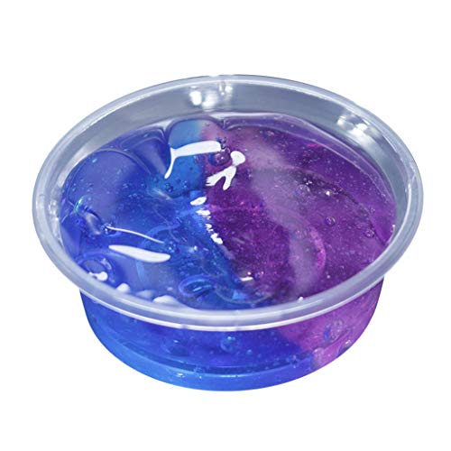 Beonzale Color Block Slime Gradient Crystal Mud Multicolor Translucent Crystal Mud Stress Relief Toy