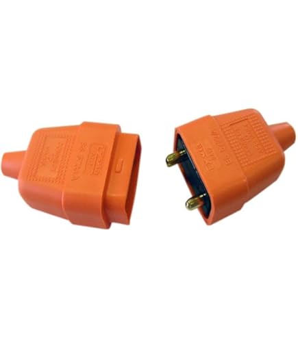 10A 2 Pin In Line Flex Plug & Socket - Polycarbon - Foto 11