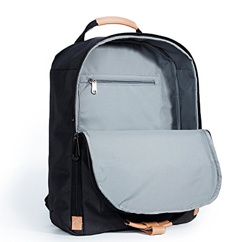 KALIDI 15″ Laptoprucksack Schultasche Reisetasche Daypacks Uni Backpack für Outdoor Sports Freizeit (Schwarz, Laptoprucksack) - 5