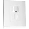 RAYZEEK PIR Motion Sensor Light Switch With Manual Override, No Neutral/Ground Wire Required, Sigle-Pole, 100~265VAC Wall mounted Occupancy Sensor, Infrared Motion Sensor Switch, PC Fireproof
